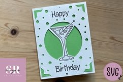 Birthday card insert design| Paper cutting | Cricut Joy svg Product Image 5