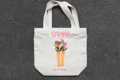 Spring is Coming quote Sublimation PNG, JPG, EPS, PDF Product Image 4