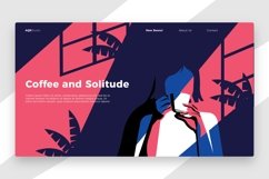 Coffee Solitude - Banner &amp; Landing Page Product Image 1