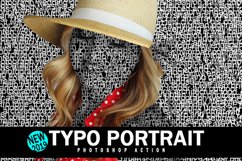 Typo Portrait Photoshop Action Product Image 1