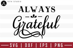 Always grateful SVG | M39F1 Product Image 1