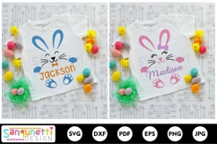 Bunny face and feet | spring bunny SVG Product Image 1