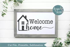Welcome Home SVG, png, eps, sublimation, printable Product Image 1
