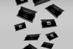 Beautiful metal finish silver business card  Product Image 2