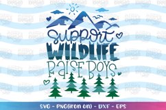 Mom-supportwildlife raise boys svg Product Image 2