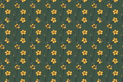 Botanical floral meadow seamless pattern vector illustration Product Image 1