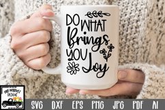 Do What Brings You Joy SVG Cut File - Motivational SVG Product Image 1