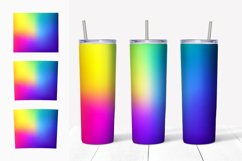 Tumbler Sublimation, Rainbow Design Tumbler 20oz Product Image 6