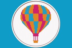 Air Ballon - PDF Cross Stitch Pattern Product Image 1