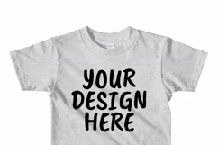 American Apparel 2105W Kids T-shirt Mock Ups - 10|PNG Product Image 3