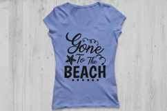 Gone To The Beach SVG, Summer SVG, BeachSVG, Summer Beach Sv Product Image 2