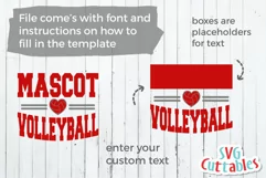 Volleyball SVG | Volleyball Template 0020 | Shirt Design Product Image 4