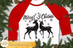 Reindeers SVG | Merry Christmas SVG | Family Christmas SVG Product Image 1