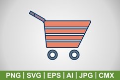 Vector Shopping Cart Icon Product Image 1