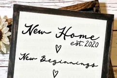 New Home SVG File, First Home SVG, New Home Sign SVG, SVG Product Image 2