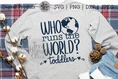 Who Runs the World? Funny Mom Shirt, Sassy Mom SVG PNG JPG Product Image 2