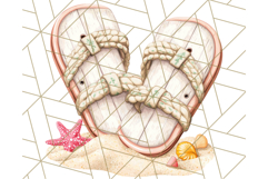 Coastal Cottagecore Summer Clipart PNG, Beachy Calm Vibes Product Image 2