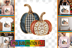 Joyful PNG Designs for Gifts, Pumpkin Watercolor Product Image 1