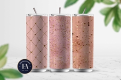 Pink Gold Shimmer Digital Paper, Glitter Texture Product Image 2