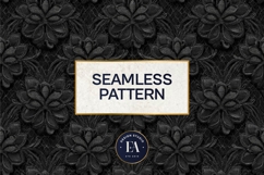 Black Lace Pattern, Gothic Lace Digital Paper Product Image 3