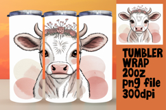 20oz Tumbler Wrap for DIY , Valenines Animals Product Image 1