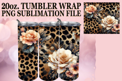 SERENE NIGHTS 20oz TUMBLER WRAP, Leopard Prints Product Image 1