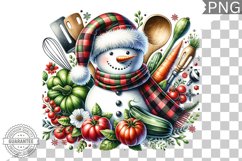 Christmas Snowman Sublimation - Clipart PNG Design Product Image 1