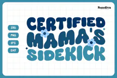 Funny Boy Toddler T-shirt Quotes SVG | Mama's Sidekick Product Image 3