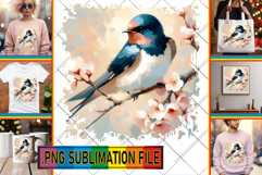 Cozy TSHIRT Art Ideas PNG, Birds Product Image 1