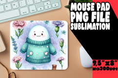 WHIMSICAL MOUSE PAD FUN DESIGNS, Cute Ghost Product Image 1