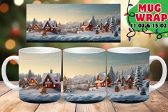 Winter Landscape Yuletide GLOW Mug 11oz 15oz Product Image 1