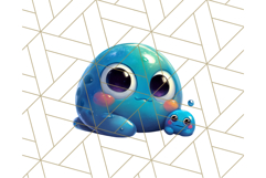 Slime Monster Clipart, Colorful Goo Graphics Png Product Image 2