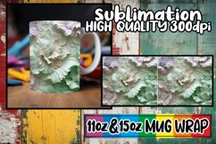 Whimsical Abstract 3D Mug Wrap, 11oz 15oz Sublimation Product Image 1