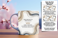 Graceful 11oz Mug Wrap Png Template , Religious Product Image 1