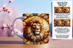 Customized 15oz Mug Wrap Png Design , Animals Product Image 1