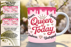 Chic 11oz Png Mug Wrap Template , Girl Quote Product Image 1