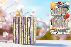 Spring Blossom Stripe Mug Wrap - Blossom Joy Product Image 1
