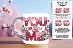 Bright 11oz Mug Wrap Png Artwork , Valentines Product Image 1