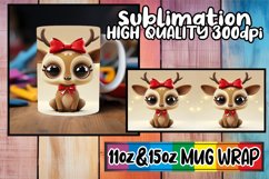 Holiday 3D Christmas Mug Wrap for Sublimation Product Image 1