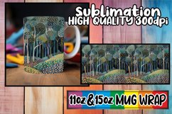 Vibrant Landscape Wraps for 11oz 15oz Sublimation Product Image 1