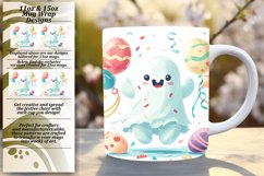 Easter Spirits: Spring Ghost Pattern Mug Product Image 1