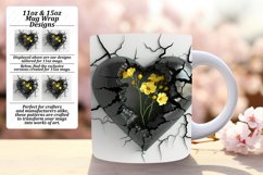 Enchanted Blooms: 3D Heart Wrap Mug Selection Product Image 1