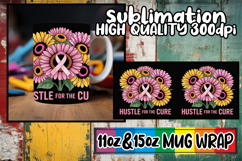Happy dreams 11oz 15oz sublimation wrap, Breast Cancer Product Image 1