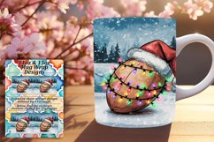 Dreamy 15oz Mug Wrap Png Design , Holiday Product Image 1