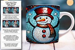 Glass Art Wrap - Festive Christmas Mug Sublimation Product Image 1