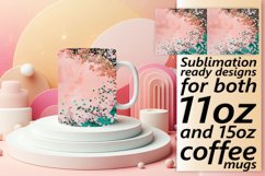 Blossom Leopard Glitter Mug Design Product Image 1