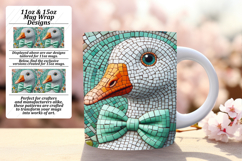 Lovely 11oz Mug Wrap Png Template , Goose Product Image 1