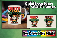 Happy dreams 11oz 15oz sublimation wrap, Juneteenth Product Image 1