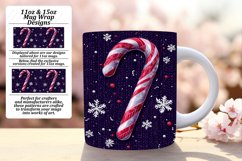 Chic 11oz Mug Wrap Png Design , Holiday Product Image 1