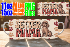 Serene vibes 11oz 15oz sublimation wrap, Dog Mom Product Image 1